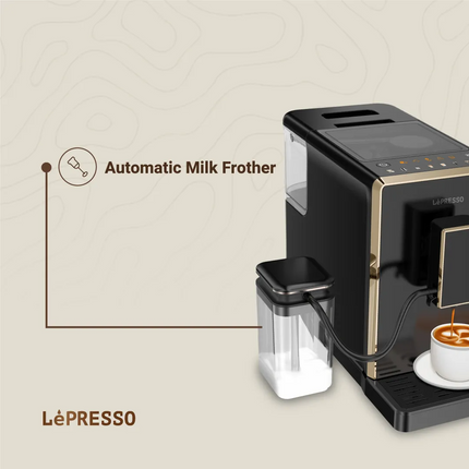 The Automatic Espresso Machine comes with advanced and multifunctional
  Features
  that will give you café-quality drinks within the comforts of your