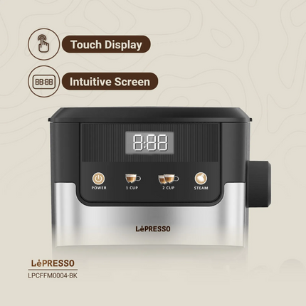 The Lepresso Suprema Espresso Machine is for coffee lovers who demand the level of quality at home that a barista would deliver. The 1100 watts of pow