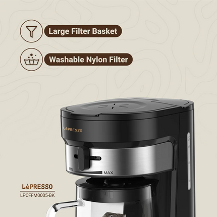LePresso Cold Brew Machine Ice Coffee & Tea - The LePresso Cold Brew Machine offers both hot and chilled beverages with ease