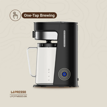 LePresso Cold Brew Machine Ice Coffee & Tea - The LePresso Cold Brew Machine offers both hot and chilled beverages with ease