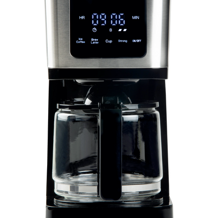 The LePresso Rich Brew Coffee Machine combines convenience and style with its interactive touch display and practical
  Features
  . Designed to brew 