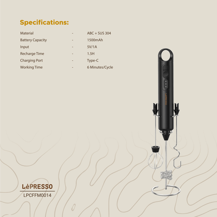 Lepresso Forthmate Milk Frother - Clix