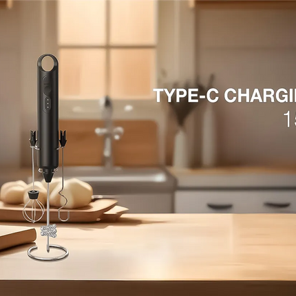 The LePresso 3-in-1 Frother is a versatile kitchen tool to enhance culinary creations. With its ability to mix batter and sauces, this frother offers 