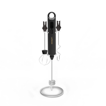 The LePresso 3-in-1 Frother is a versatile kitchen tool to enhance culinary creations. With its ability to mix batter and sauces, this frother offers 