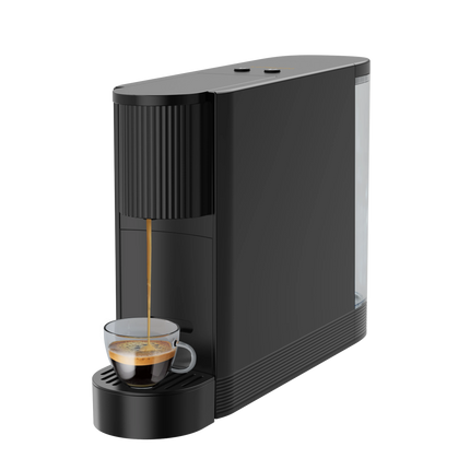The Lepresso Automatic Capsule Coffee Maker represents premium class, featuring an incredible 1200W powerful motor and a 20-bar pump, which allows eve