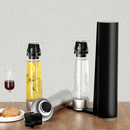 Lepresso Carbonator Instant Sparkling Water is a stylish and contemporary machine that converts ordinary water to refreshing sparkling water in second