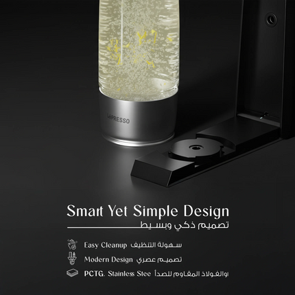 Lepresso Carbonator Instant Sparkling Water is a stylish and contemporary machine that converts ordinary water to refreshing sparkling water in second