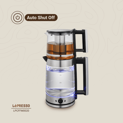 Lepresso Turkish Tea Glass Kettle - Clix