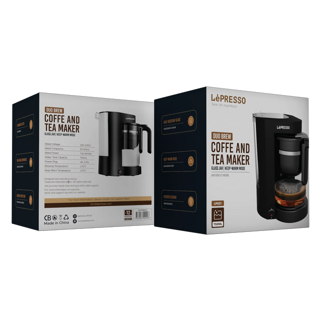 Lepresso Duo Brew Coffee and Tea Maker are innovative and efficient equipment that is a perfect enhancement for your experience in brewing. With a rat