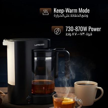 Lepresso Duo Brew Coffee and Tea Maker are innovative and efficient equipment that is a perfect enhancement for your experience in brewing. With a rat