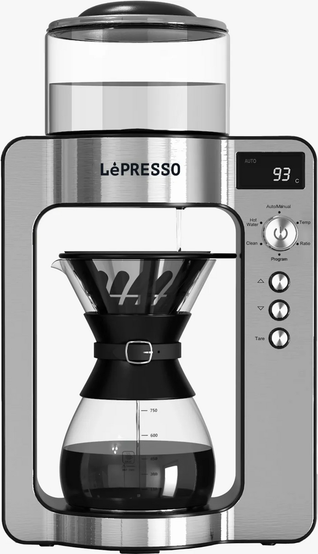 The Lepresso Automatic Pour Over Brewing system brings a perfect combination of precision, innovation, and elegance into your home for cafe-quality co