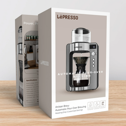 The Lepresso Automatic Pour Over Brewing system brings a perfect combination of precision, innovation, and elegance into your home for cafe-quality co