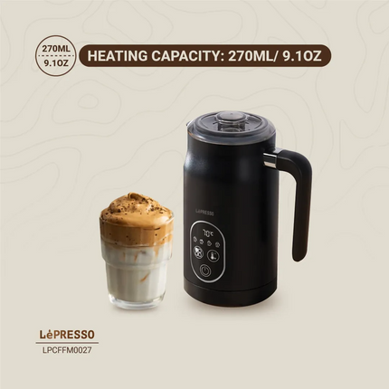 The Lepresso Four Froth Milk Frother is the perfect combination of efficiency and versatility, enabling one to provide high-class coffee froths at hom
