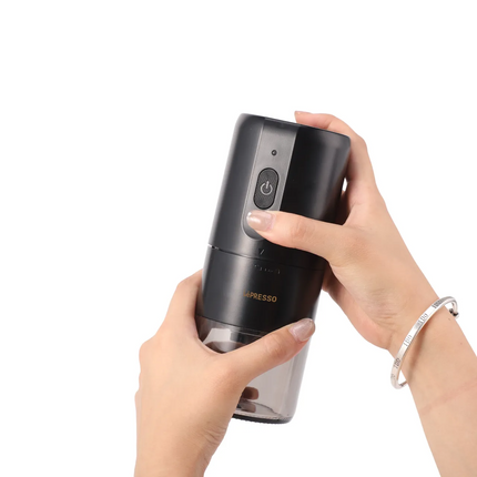 Now enjoy your barista-quality coffee wherever you want using the LePresso Portable Coffee Conical Grinder espresso machine in sleek black. This compa