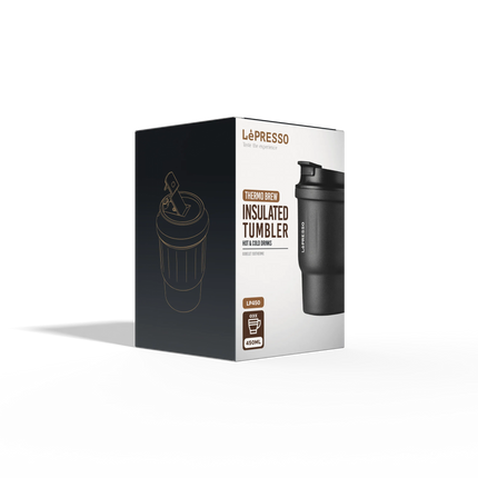 The Lepresso Insulated Tumbler is an excellent solution for enjoying your favorite hot or cold drinks while walking, driving or doing any other activi