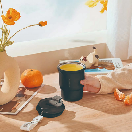 The Lepresso Insulated Tumbler is an excellent solution for enjoying your favorite hot or cold drinks while walking, driving or doing any other activi
