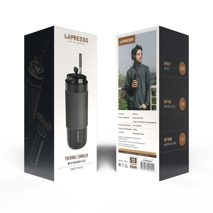 Lepresso Thermal Tumbler With Infusion Filter