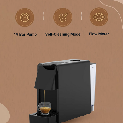 The Lepresso Capsule Coffee Maker combines style and functionality for a premium coffee experience. This elegant appliance
  Features
  a self-cleanin
