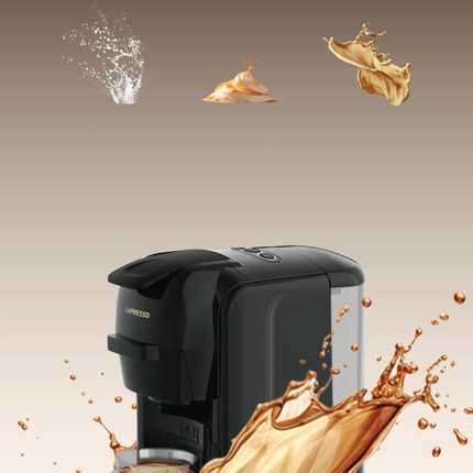 The LePresso 3-in-1 Coffee Machine brings convenience to your household as now you can use Nespresso and Dolce Gusto capsules to mix and match between