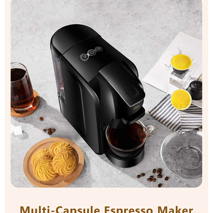 The LePresso 3-in-1 Coffee Machine brings convenience to your household as now you can use Nespresso and Dolce Gusto capsules to mix and match between
