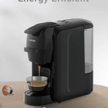 The LePresso 3-in-1 Coffee Machine brings convenience to your household as now you can use Nespresso and Dolce Gusto capsules to mix and match between