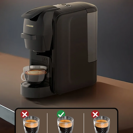 The LePresso 3-in-1 Coffee Machine brings convenience to your household as now you can use Nespresso and Dolce Gusto capsules to mix and match between