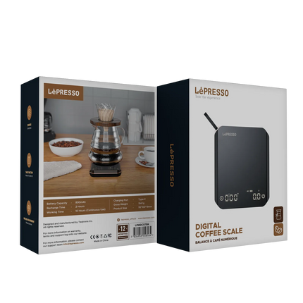 The LePresso Digital Coffee Scale is a must-have tool for coffee lovers, designed to improve your brewing experience with its versatile
  Features
  .