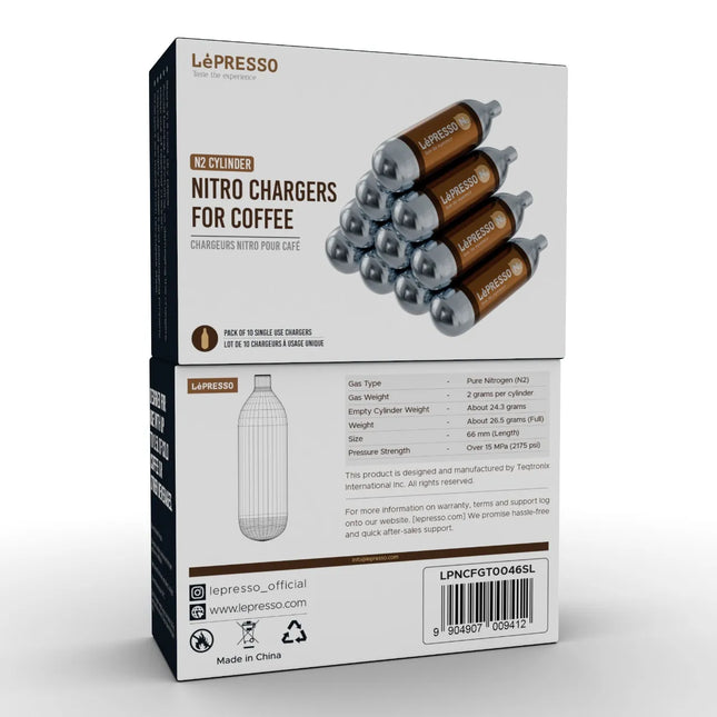 Lepresso N2 Cylinder Nitro Chargers for Coffee