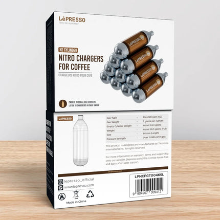 Lepresso N2 Cylinder Nitro Chargers for Coffee