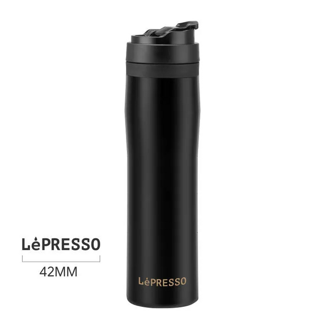 Have a nice, brewed coffee or tea with LePresso Stainless Steel Portable French Press. You have a capacity of 350ml, and the double-walled stainless s