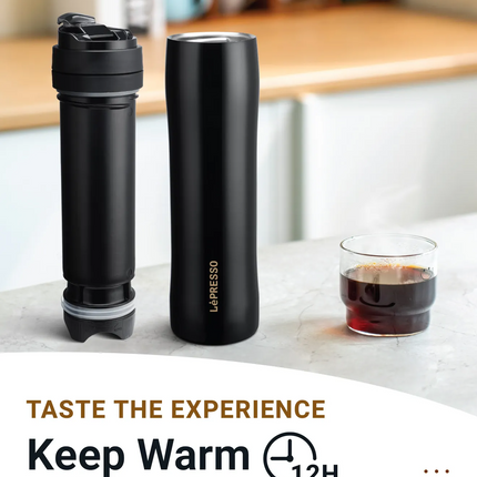 Have a nice, brewed coffee or tea with LePresso Stainless Steel Portable French Press. You have a capacity of 350ml, and the double-walled stainless s