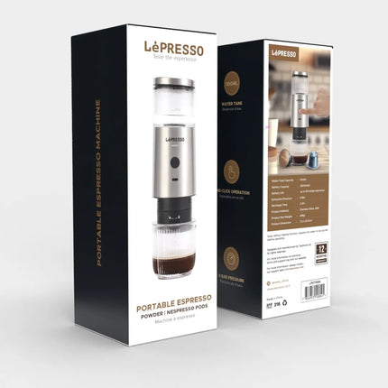 LePresso Stainless Steel Portable Espresso Maker