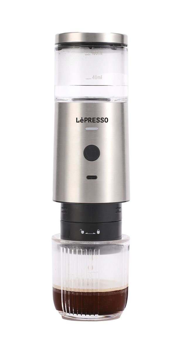 LePresso Stainless Steel Portable Espresso Maker