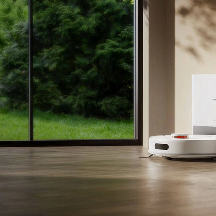 Xiaomi Robot Vacuum H40 is an anti-tangle robot vacuum-mop with powerful 10,000Pa suction and a compact all-in-one base for hands-free dust collection up to 90 days.