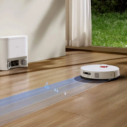 Xiaomi Robot Vacuum H40 is an anti-tangle robot vacuum-mop with powerful 10,000Pa suction and a compact all-in-one base for hands-free dust collection up to 90 days.