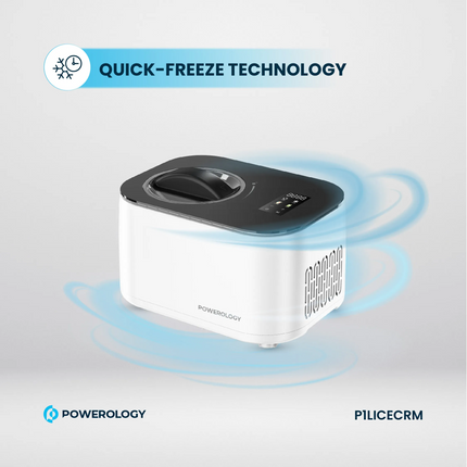 Powerology makes it easy for this high-performance unit to prepare delicious homemade ice cream, frozen yogurt, and sorbet. It is capable of holding a