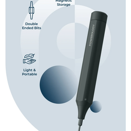 The Powerology Internal Storage Screwdriver Set is going to enhance your toolbox. This set is made from a high-quality aluminum alloy and is built to 