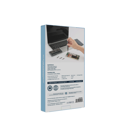 Powerology 31-in-1 screwdriver set is a compact and versatile tool with 30 interchangeable, strong and robust bits, providing a comprehensive solution