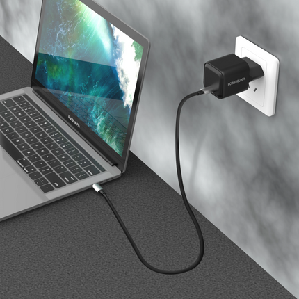 The Powerology Ultra-quick GaN Charger, equipped with an EU plug, is an excellent choice for efficiently powering your devices. The powerful 35W outpu