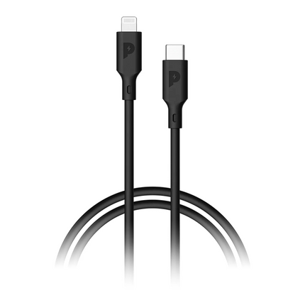 Powerology USB-C Lightning Cable is a 3m long TPE cable with the ability of data transferring and fast charging made for iPhones and iPads. It has USB