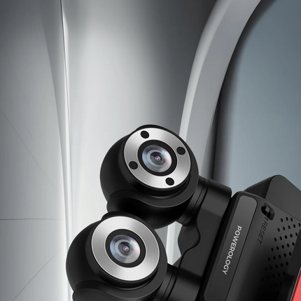 Powerology Dual Lens Dash Camera is a cutting-edge camera designed to provide ample coverage for your vehicle. With a 4K CMOS sensor, the front-facing
