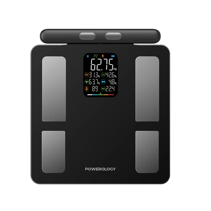 The Powerology Advanced Precision Smart Scale is an excellent health tracker. It provides smart analysis in conjunction with precise measurement from 