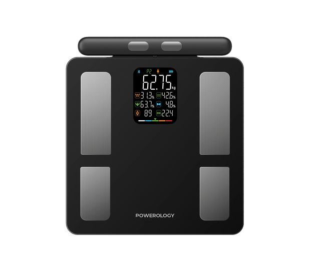 The Powerology Advanced Precision Smart Scale is an excellent health tracker. It provides smart analysis in conjunction with precise measurement from 