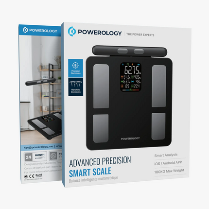 The Powerology Advanced Precision Smart Scale is an excellent health tracker. It provides smart analysis in conjunction with precise measurement from 