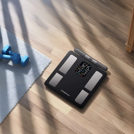The Powerology Advanced Precision Smart Scale is an excellent health tracker. It provides smart analysis in conjunction with precise measurement from 