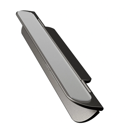 Powerology Ultra-Thin Laptop Stand - Grey - Powerology Ultra-Thin Laptop Stand can improve your workspace setup with its special ultra thin design