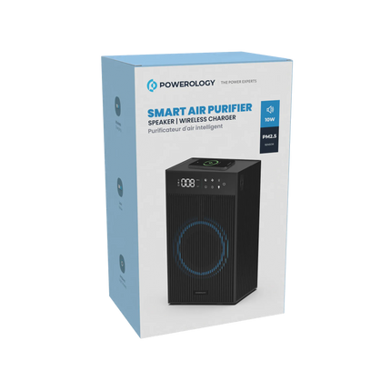 Transform your indoor environment with the Powerology Smart Air Purifier, an engineered air purifier that efficiently promotes cleaner and healthier i