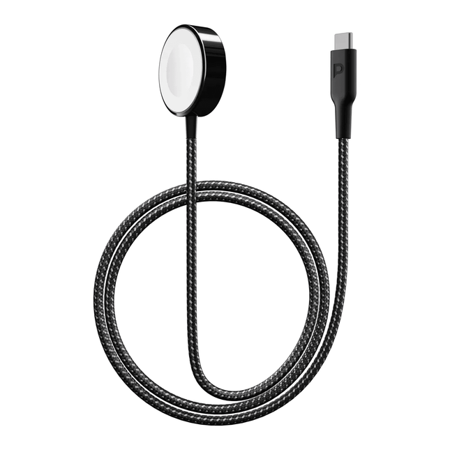 Powerology Braided Type-C Watch Charger 5W 1.2M/4ft - Clix