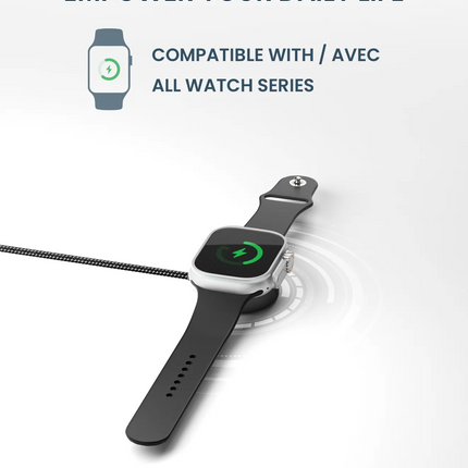 ​Elevate your Apple Watch charging experience with the Powerology Braided Apple Watch Charger. This premium charger features a durable braided design 
