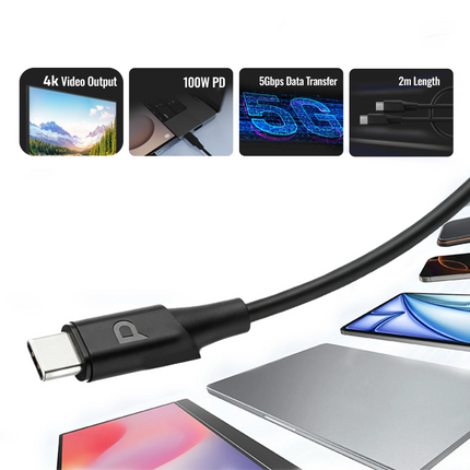 Being a 2-meter long cable, it delivers top performance charging and data transfer capabilities. Being molded out of very durable TPE plastic, Powerol